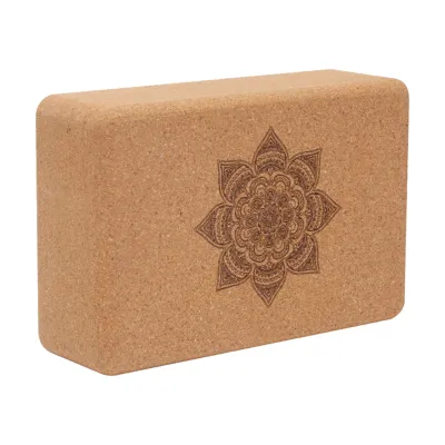 [ส่งเร็วจากกทม]บล็อกโยคะไม้ก๊อก 720g ไม้แท้100% ราคา ต่อ 1 ชิ้น - Cork Yoga Block