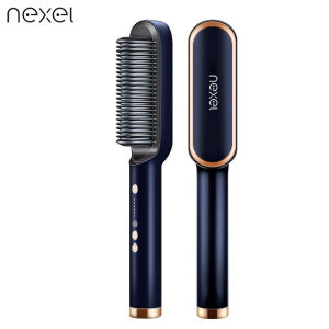 หวีรีดผมไฟฟ้า หวีผมตรงไฟฟ้า  หวีไฟฟ้าผมตรง เครื่องหนีบผม ไอออนอบดูแลเส้นผม ร้อนเร็วภายใน10วินาที ปรับอุณหภูมิได้ ไม่ทำลายเส้นผม