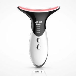 EMS Neck Face Beauty Device Hot Cold Facial Massager LED Light 45 ° C Warm Care USB Rechargeable Portable Skin Care Tool for Women