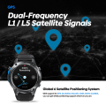 New 2024  Zeblaze Stratos 2 Ultra GPS Smart Watch Built-in Dual-band GNSS Compass Barometric Altimeter 10 ATM Voice Calling Smartwatch. 