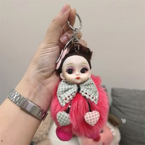 พวงกุญแจ เด็กขนฟูน่ารัก YS307 ตุ๊กตาน่ารักๆ ห้อยกระเป๋า เป็นของขวัญ พร้อมส่ง