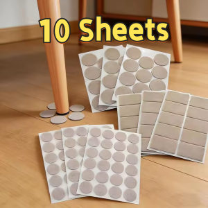 10 Sheets Self-Adhesive Furniture Leg pad Floor Protectors Sofa Table Chair Rubber Feet anti-slip