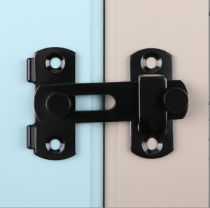 304 Stainless Steel Safety Hasp Door Lock for Bathroom Bedroom Door Catch Latch Classic Gate Latch Vertical Right Angle Lock Cabinet Lock