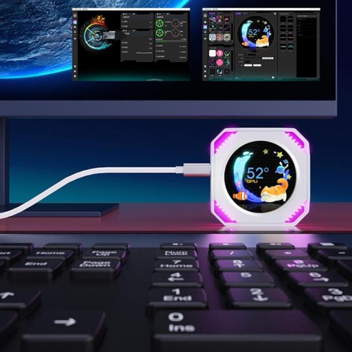 Sensor Screen Panel Dynamic ARGB Computer Sensors Screen 2.1In IPS Panel Real Time ...