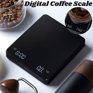 Digital Coffee Scale Timing Electronic Kitchen Scale With LCD Precision Espresso Scale Home Coffee Accessories