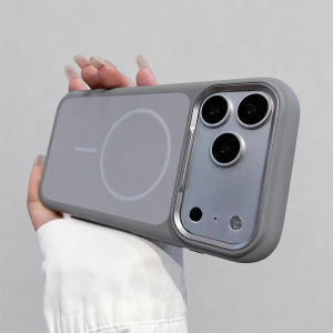 Luxury Matte Color Protective Case For iPhone 17 Pro Max 17Air Cover Magnetic Wireless Charging Hard Bumper Silicone Phone Shell