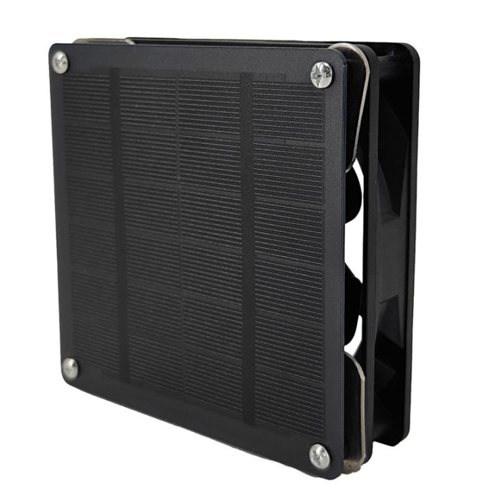 (QDGN) 3W 6V Mini Portable Outdoor Solar Fan, Integrated Panel for ...