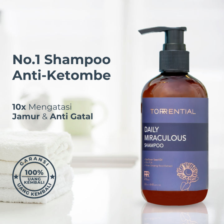 TORRENTIAL Shampoo Anti Ketombe Bergaransi - Daily Miraculous Shampoo