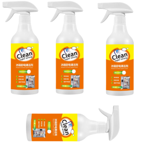 500ml Multi-Purpose Refrigerator Cleaner Deodorizer Spray Removes Stains Odors Bacteria For Fridge Microwave Washing Machine