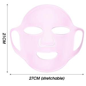 แผ่นมาส์กหน้าซิลิโคน3D ใหม่สไตล์ธรรมชาติสำหรับการดูดซึมเซรั่มเพิ่มขึ้นป้องกันการระเหยทำความสะอาดง่ายนำมาใช้ใหม่