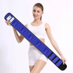 Powerful 5 Motors 24 Magnets Rechargeable Wireless Electric Sauna Heat Burning Fat Slimming Belly Massage Waist Belt Abdominal Muscle Training Brace Weight Loss Lumbar Spinal Support Band