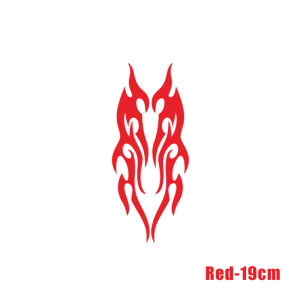 Modified Flame Car Sticker Decals - Bumper Hood Rearview Mirror Head Cover Scratch Protection Motorcycle Decorative Accessories