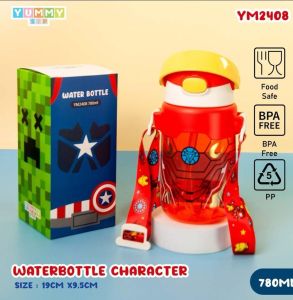 Tempat Makan Stainless Marvel dan Minecrfat / Lunch Box Stainless Spiderman / Kotak Makan Iron Man dan Captain / Tempat Bekal Anak Laki Laki Boy