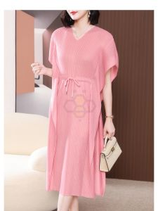 good quality Mother Summer Dress A-Line Grandma Wedding Dress Plus Size for Women by Aiden001, V-Neck, Pleated, E4207