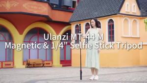Ulanzi MT-44M 149cm Auto Open Bluetooth Remote Magnetic Tripod Selfie Stick For Mobile Smartphone Camera