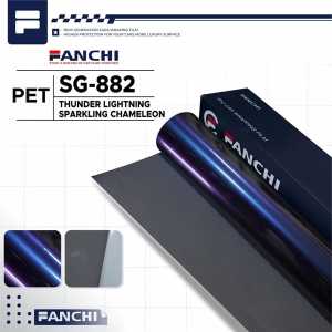 50Cm Sticker FANCHI SG882 SG-882 PET Thunder Lightning Sparkling Chameleon / Meter