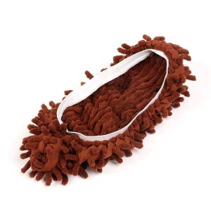 Selipar Mop Lantai 1 Pair Multifunction Floor Dust Cleaning Slippers Washable Microfiber Reusable Dust Mop Cleaning Lazy Shoe Cover 擦地懒人拖鞋
