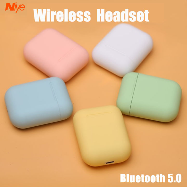 Universal】Niye Macaroon Mini TWS i12 Wireless Bluetooth
