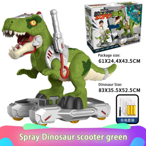Dinosaur Cavalry Kick Scooter for Kids 3-10 Years Old