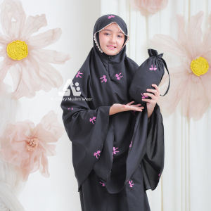 Mukena Anak 2in1 Travel Katun Bordir Coquette