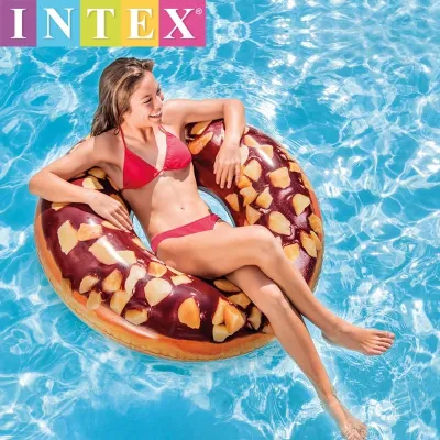 Intex Chocolat Donut Inflatable Pool Swim Tube SKU: 56262EP