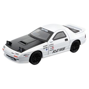 【Without box】1/32 White Mazda RX7 diecast car jiaye Zinc Alloy Model Toys Cars Light and Sound Birthday Gifts for Children Collection Model Toy Pull Back Toys for Boys