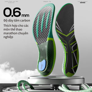 Chuyên nghiệp chạy đế Chất lượng cao Poron Racing Carbon Mat Full Palm Fast Bounce Silicone bóng rổ đế