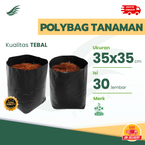 30 Pcs Polybag Polibek 35 x 35 cm TEBAL TAHAN LAMA