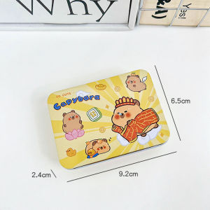 Kapibara Small Tin Box Cute Tinplate Candy Jewelry Storage Box Capybara Gift Box Wedding Candy Box