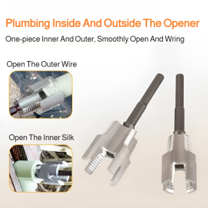 4/6 Integrated Precision Threading Drill Tool Pipe Threading Tool  High Strength PVC Water Pipe Internal Thread Opener