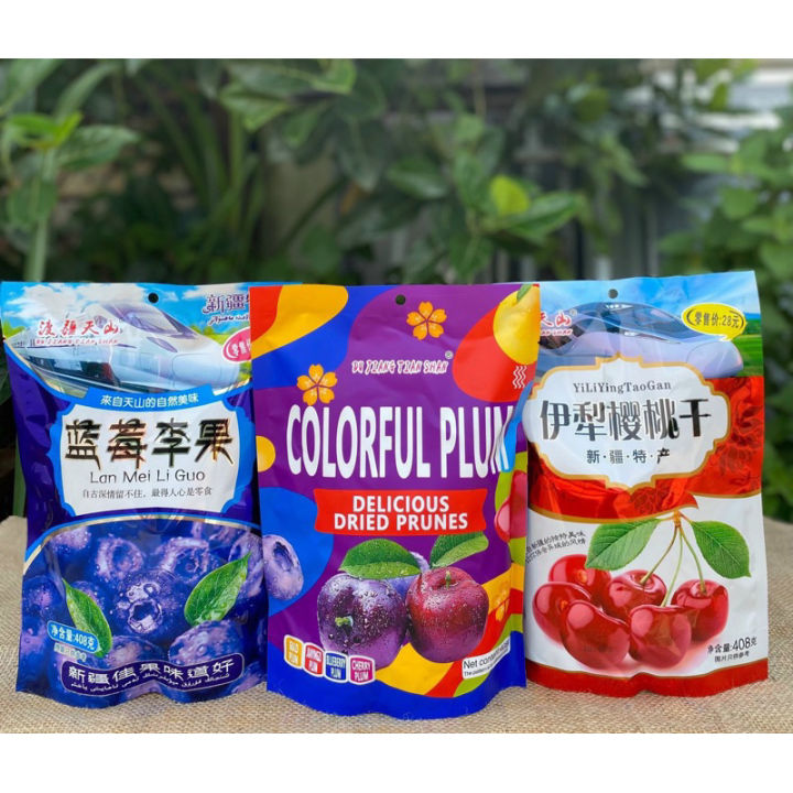 Kẹo Ô mai Mix Vị Việt Quất, Cherry, Mận, Táo đỏ mix các vị 408gr ...