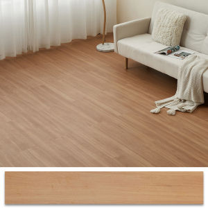 กระเบื้องยาง 10 แผ่น กระเบื้องยางลายไม้ ขนาด91*15cm วัสดุPVC+PVE ทนทาน