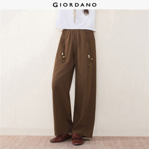 Giordano Women Women Elastic Waist Casual Pants Free Shipping 18416707