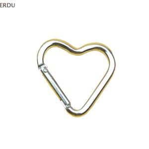 💖【Special price】💖ERDU Carabiner Clips Heart-shaped Carabiner Hooks Compact Quick Link Snap Hook Clips Strong Load-bearing Key Holders Camping