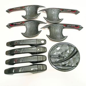 Paket Outer Handle Pintu Tank Cover Bensin Mobil Raize 2021-2023 Carbon