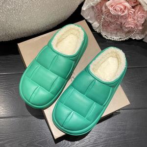 Free Shipping Flower-Patterned Cotton Slippers For Women Autumn/Winter 2026 New Style CoupleS Cotton Shoes MenS Indoor Home Slippers Non-Slip Waterproof For Outdoor Use