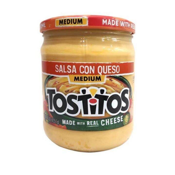 Tostitos Salsa Con Queso Medium Sized Bottle Made With Real Cheese ...