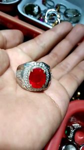 CINCIN BATU PERMATA RUBY ASLI CATAM TOP QUALITY
