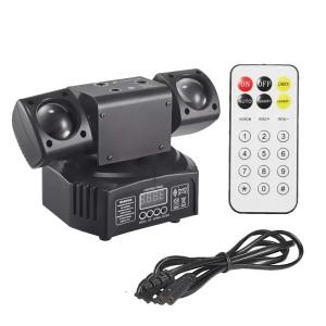 Dj Light 36W Moving Head with Remote Control DMX512 RGBW RG Laser For Disco Party Christmas Rotating LED Stage Effect Light