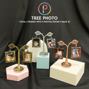 Family Tree Photo Frame 4 Photos House Warming / Couple / Birthday Gifts Hadiah Customised Personalised 客制化 照片装饰 礼物