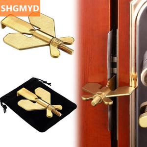 [COD] SHGMYD Door Lock Security for Travel Heavy Duty Portable Door Lock Stoppers Hotel Door Jammer Home Security Lock Latch Device Apart