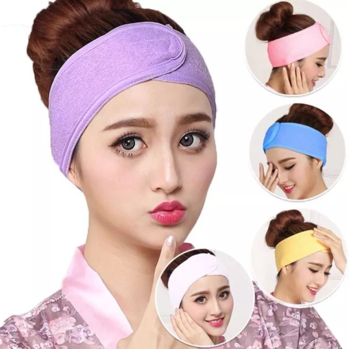 Bando Mandi BESAR Hair Band Bandana Facial Shower Headband Lazada Indonesia