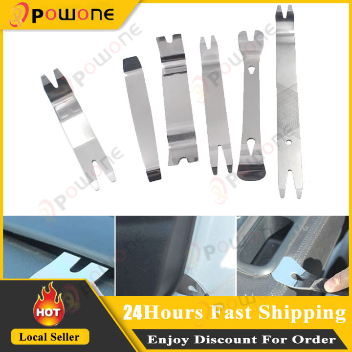 Pry Tools For Car Auto Radio Door Clip Panel Trim Dash Audio, No