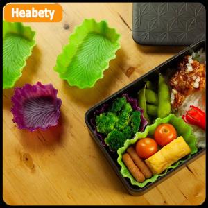 【2-3 days delivery】 2 4PCS Lunch Dividers Dish Cups Salad Dressing Containers Reusable Resin Kids Bento Box Dividers