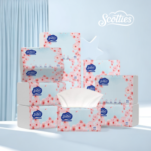 scotties facial tissue paper sale 8 packs 4ply big tissue paper towel For Baby tissue paper pull up