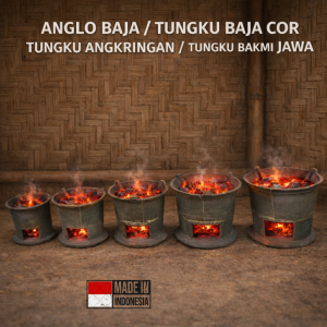 ANGLO TUNGKU BAJA 20CM 65 KG | TUNGKU ARANG NASI GORENG BAKMI JAWA | ANGLO BAJA COR | TUNGKU ANGKRINGAN