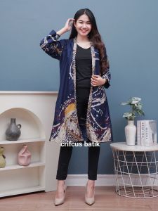 Outer bohimian Cardinga Etnik Kekinian Long Outer Premium Long