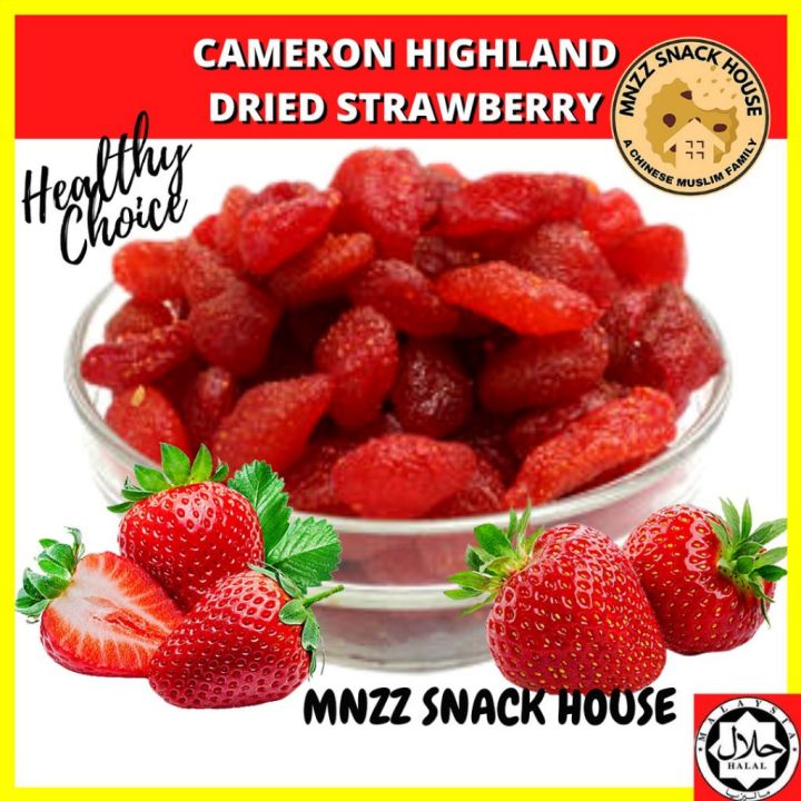 [ Buy 5 FREE 1 ] Dried Strawberry Cameron Highland strawberi kering ...