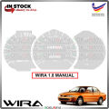 [1.8 MANUAL] Proton Wira Satria Putra C99 1.8EXI DOHC White Red Meter Panel Garnish Decoration Cover Car Accessories. 