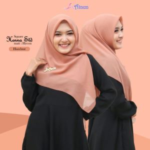 AINUN HENNA SQUARE / KERUDUNG SEGIEMPAT LASSERCUT TERLARIS